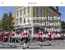 Tablet Screenshot of danishfestival.org